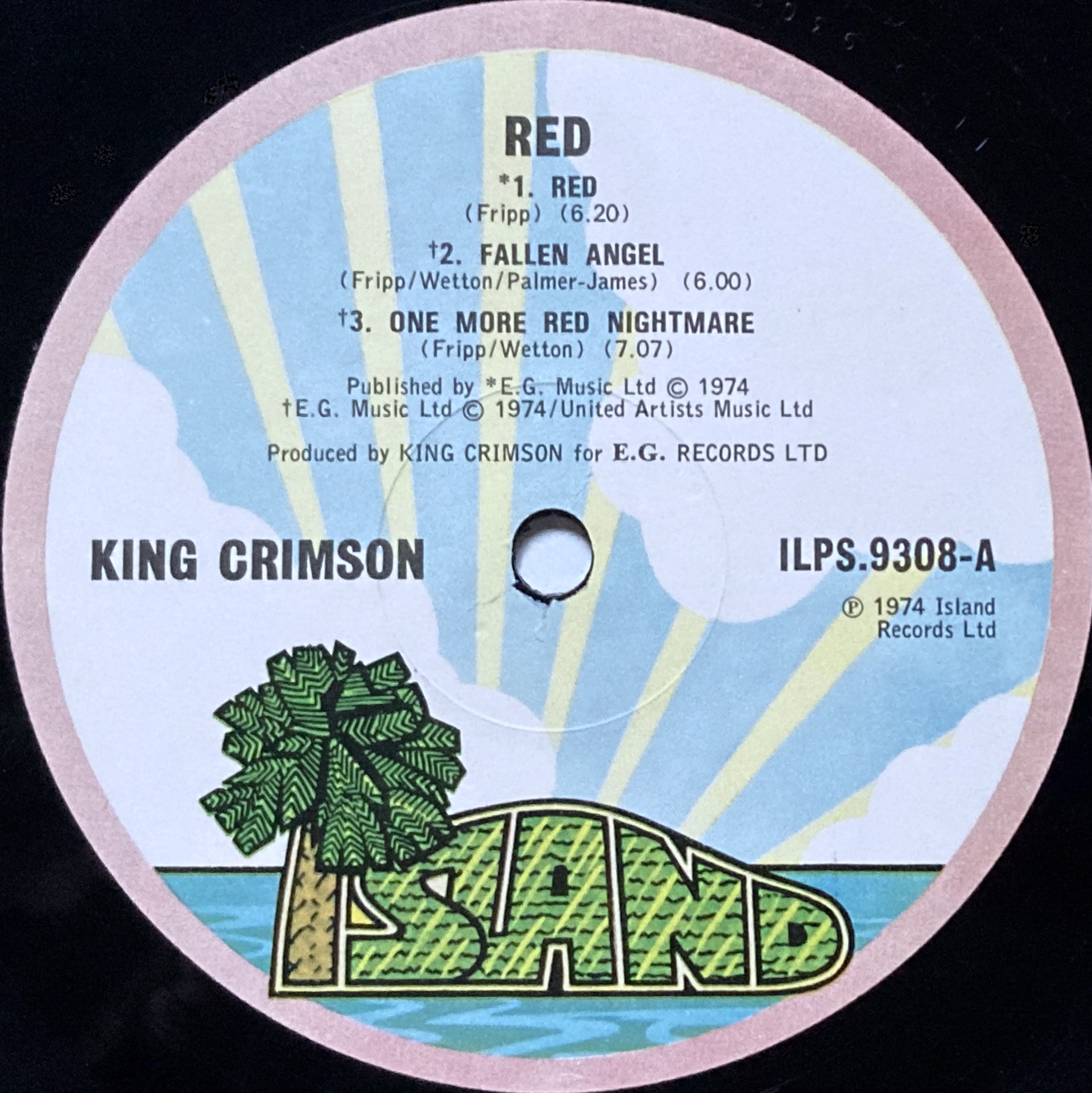 KING CRIMSON - Red UK-orig LP 1974 - 4
