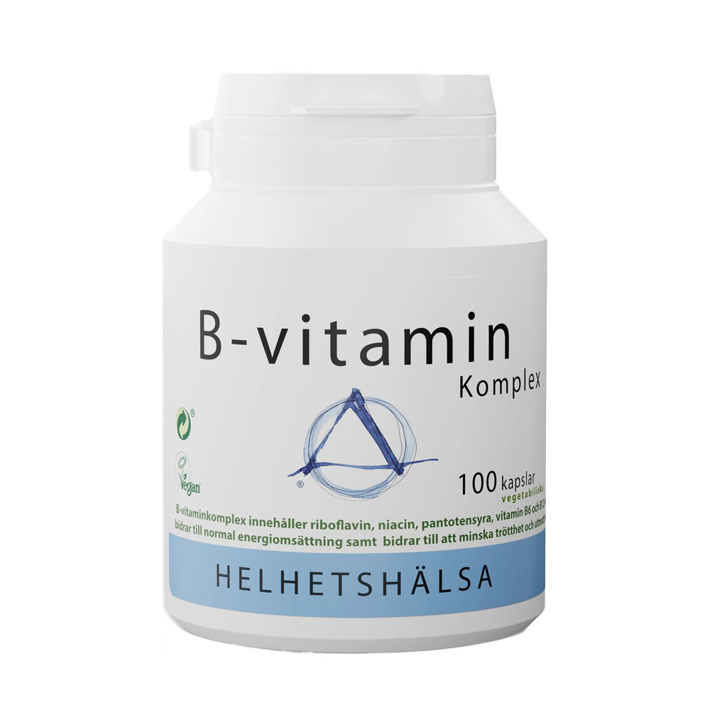 B-vitamin Komplex 100 kap Helhetshälsa