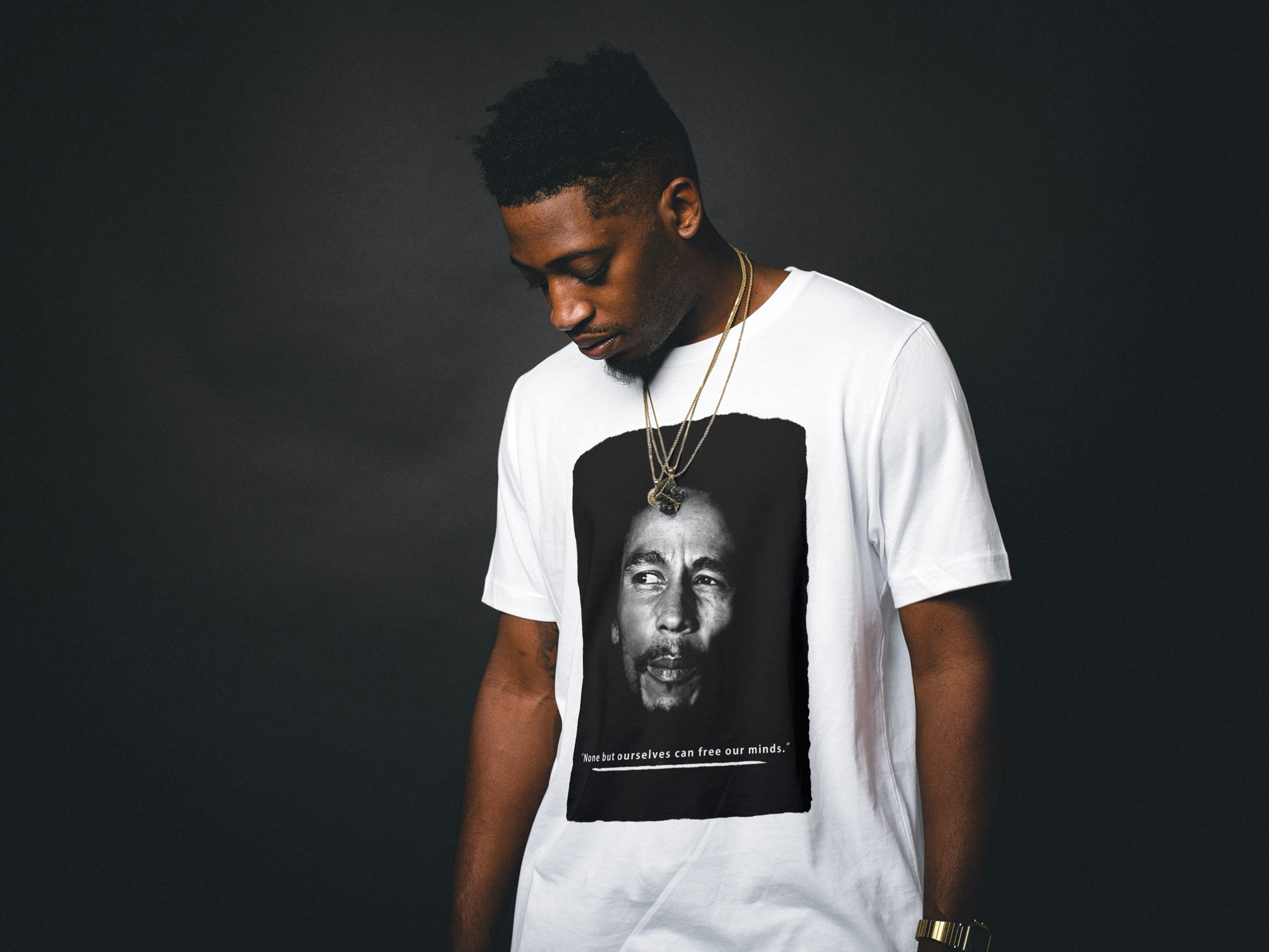Bob Marley T-shirt White