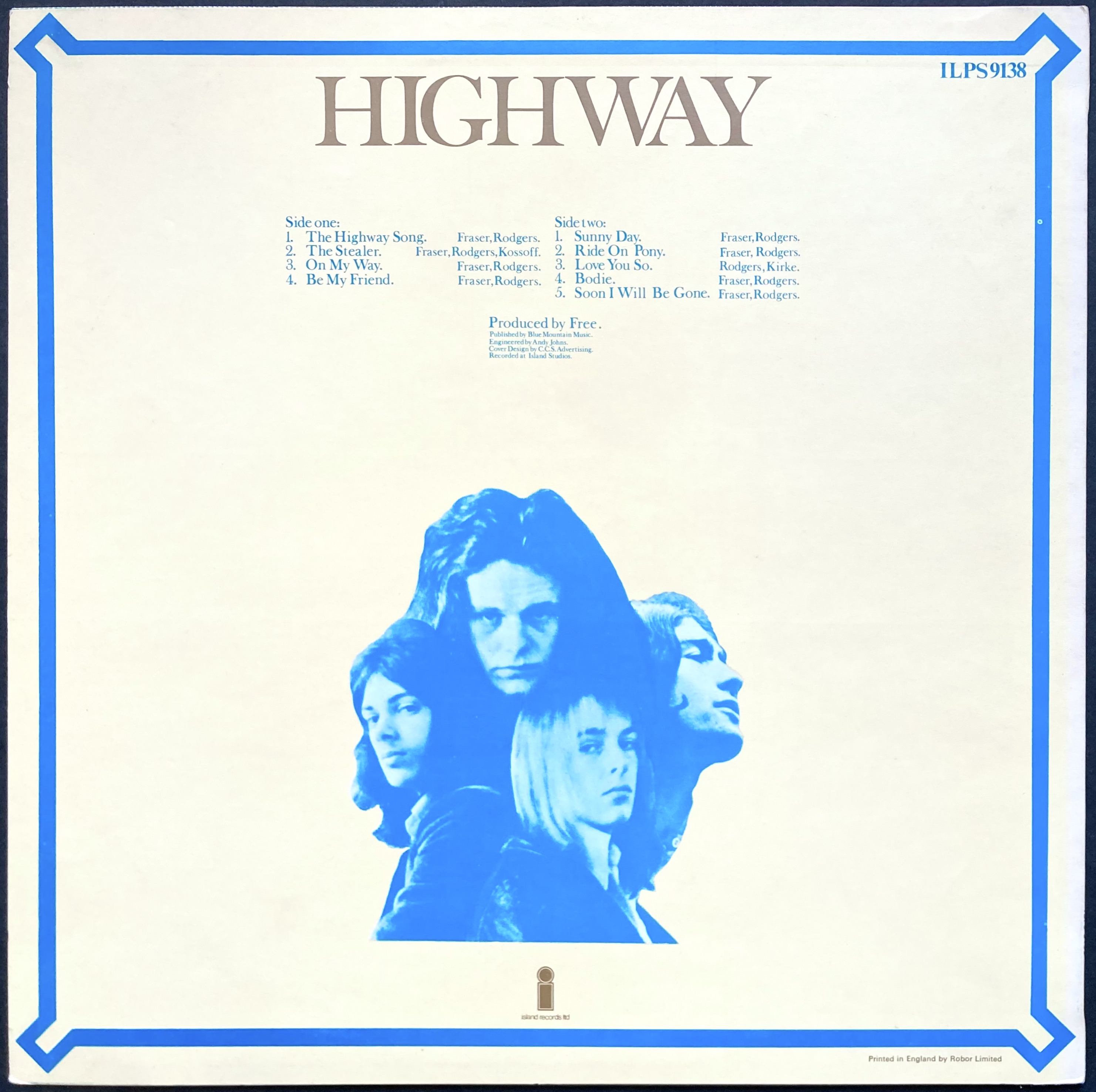 FREE - Highway UK-orig LP 1970 - 3