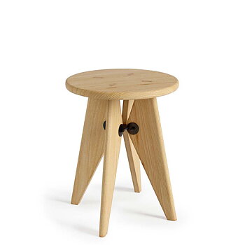 Tabouret Bois Pall - Prouvé - Vitra