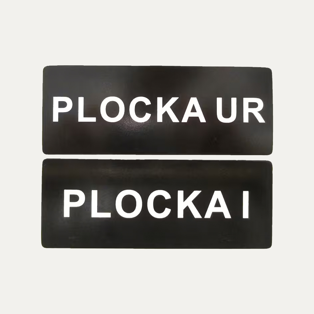 Diskreda diskmaskinsmagnet - Svart/Vit - 4
