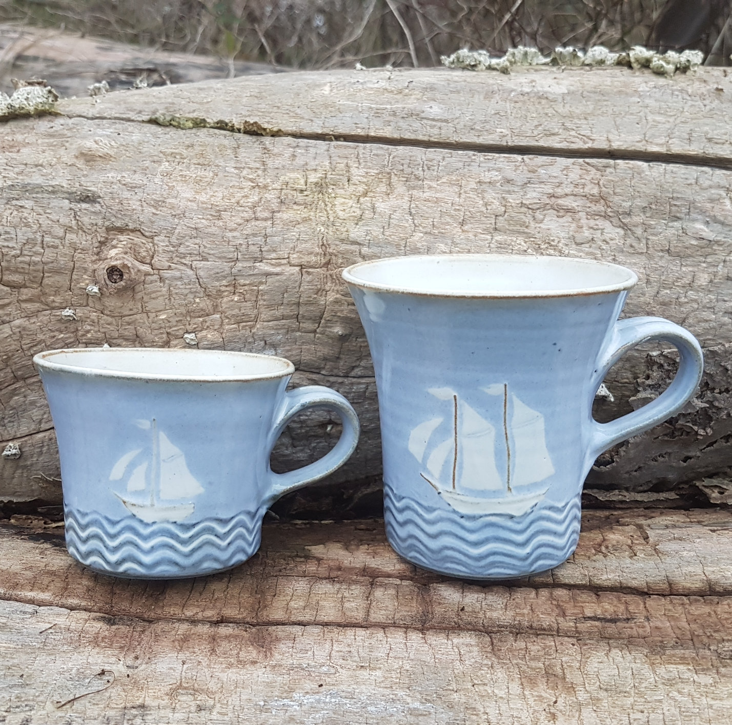 Mug with sailingship