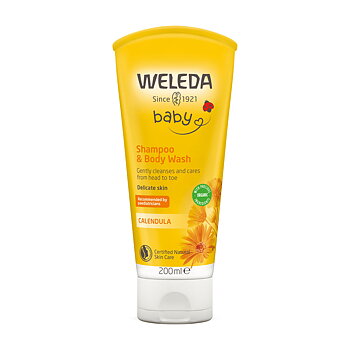 Calendula Baby Shampo & Bodywash 200 ml Weleda