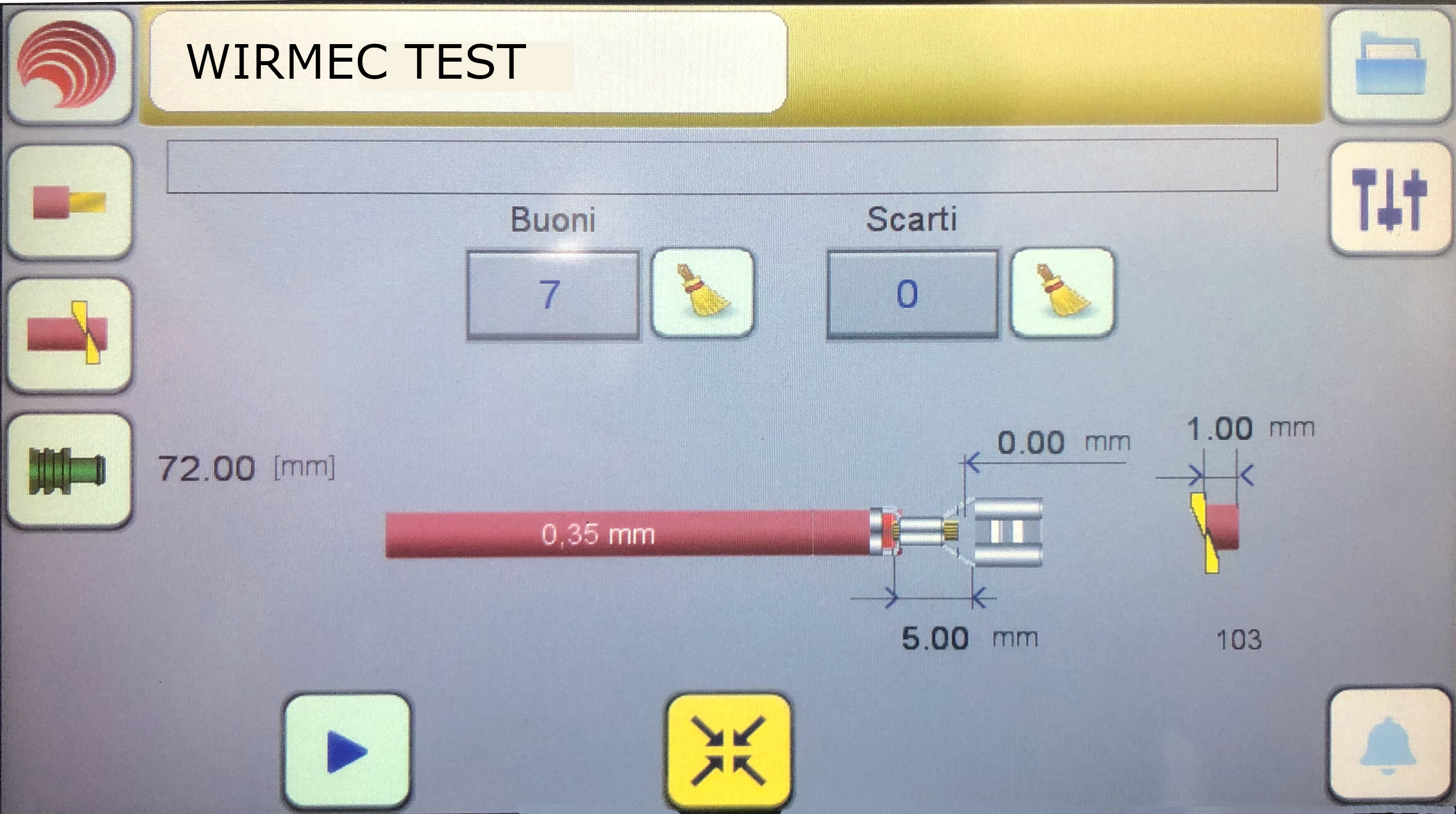 WSC31 Elektronisk Strip och krimp med skattätning (Seal)  90°, 20kN - 8