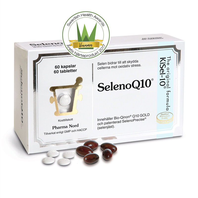 SelenoQ10 (60 tabletter selen + 60 kapslar Q10)