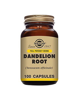 Dandelion Root, Maskros, 100 kapslar Solgar