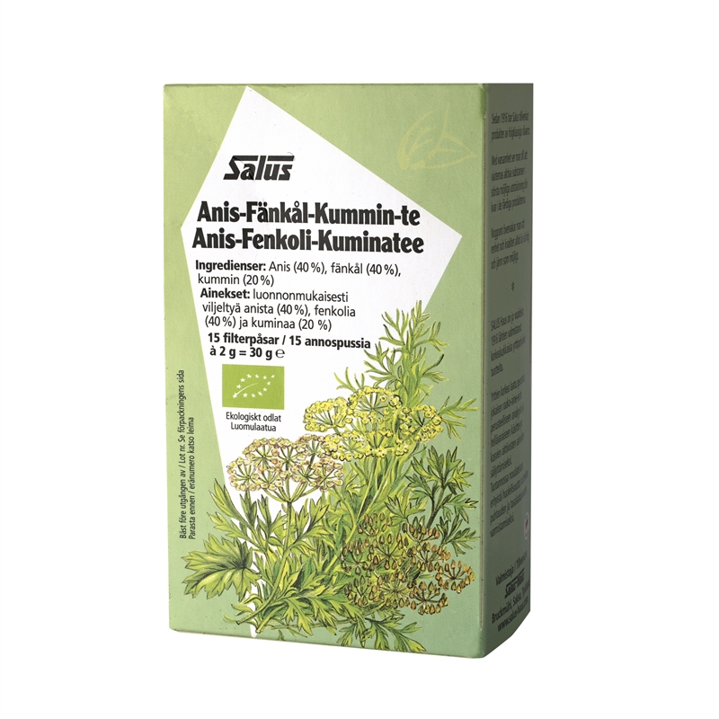 Anis-fänkål-kumminte 15 påsar
