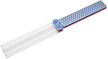 Sharpening stone Diamond, fine+medium / folding / RED-BLUE