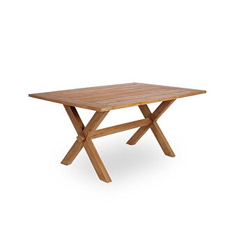 Teakbord Colonial 100 x 200 cm Sika-Design