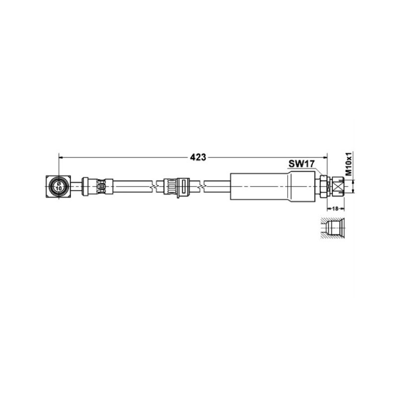Bromsslang fram - 2