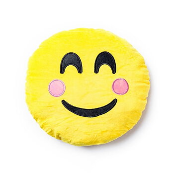 Glad emoji-kudde