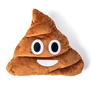 Poop emoji-kudde