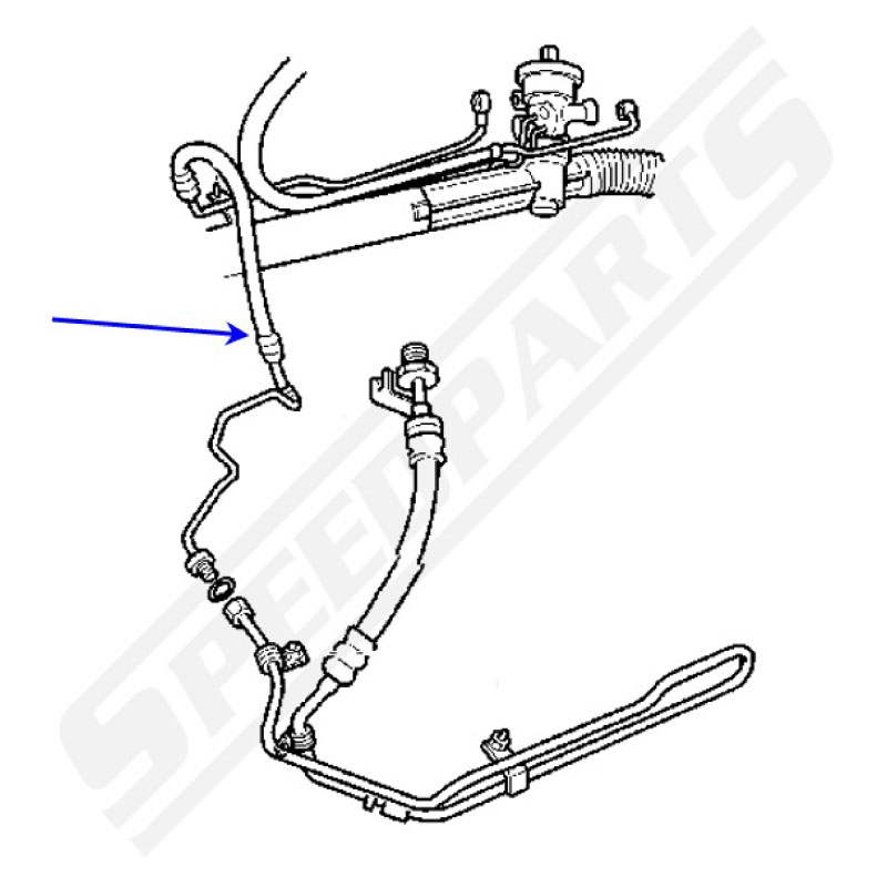 P/S hose rear (2) - 2