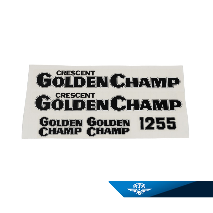 Mærkatsæt Crescent Golden Champ. 1255, 1977-78