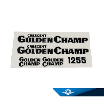 Decal set Crescent Golden Champ. 1255, 1977-78