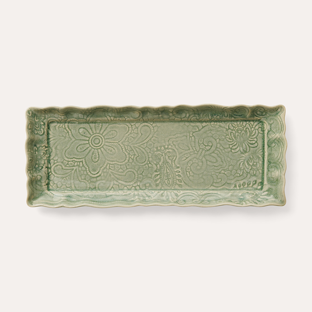 Sthål- Arabesque -brickfat, 6 färger - 3