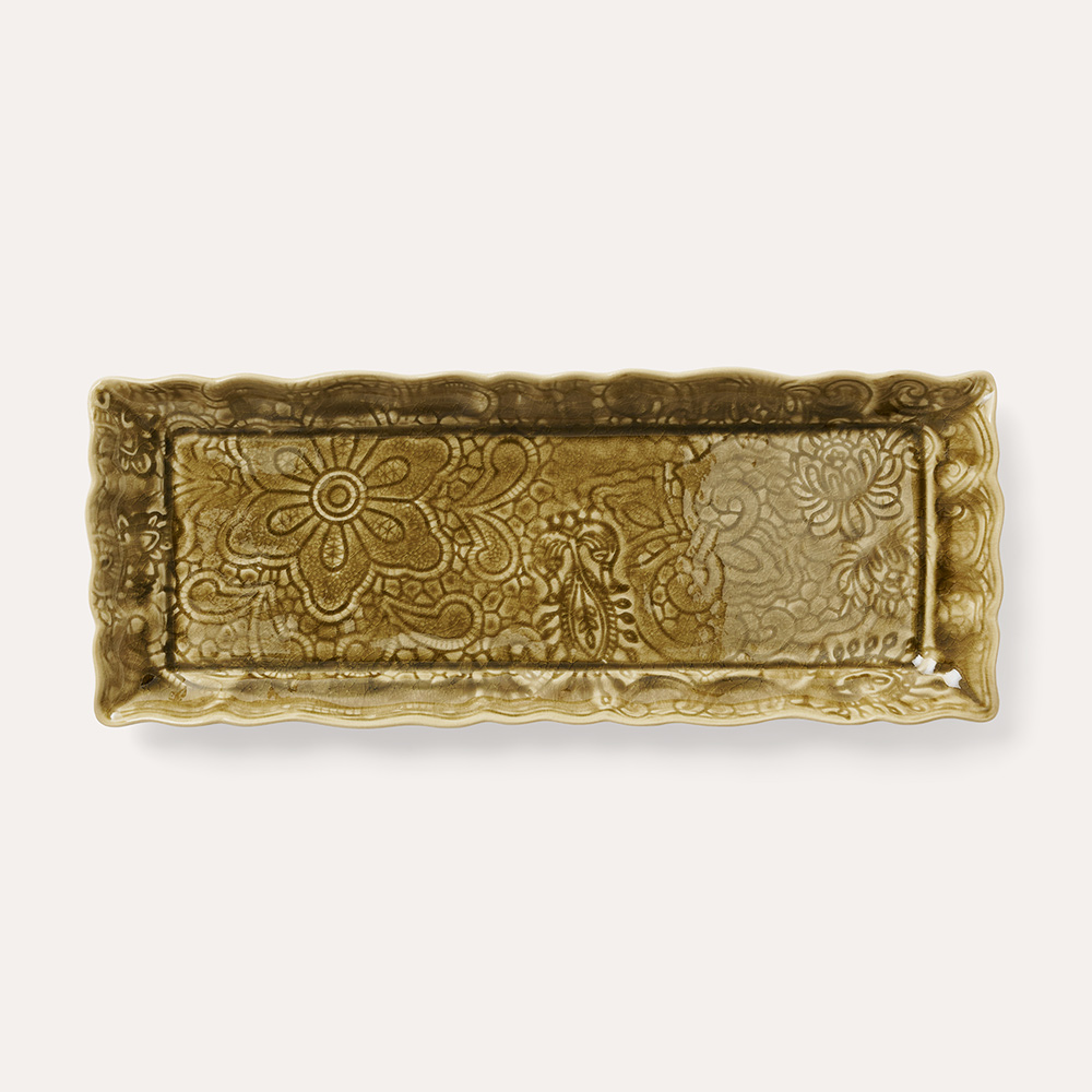Sthål- Arabesque -brickfat, 6 färger - 5