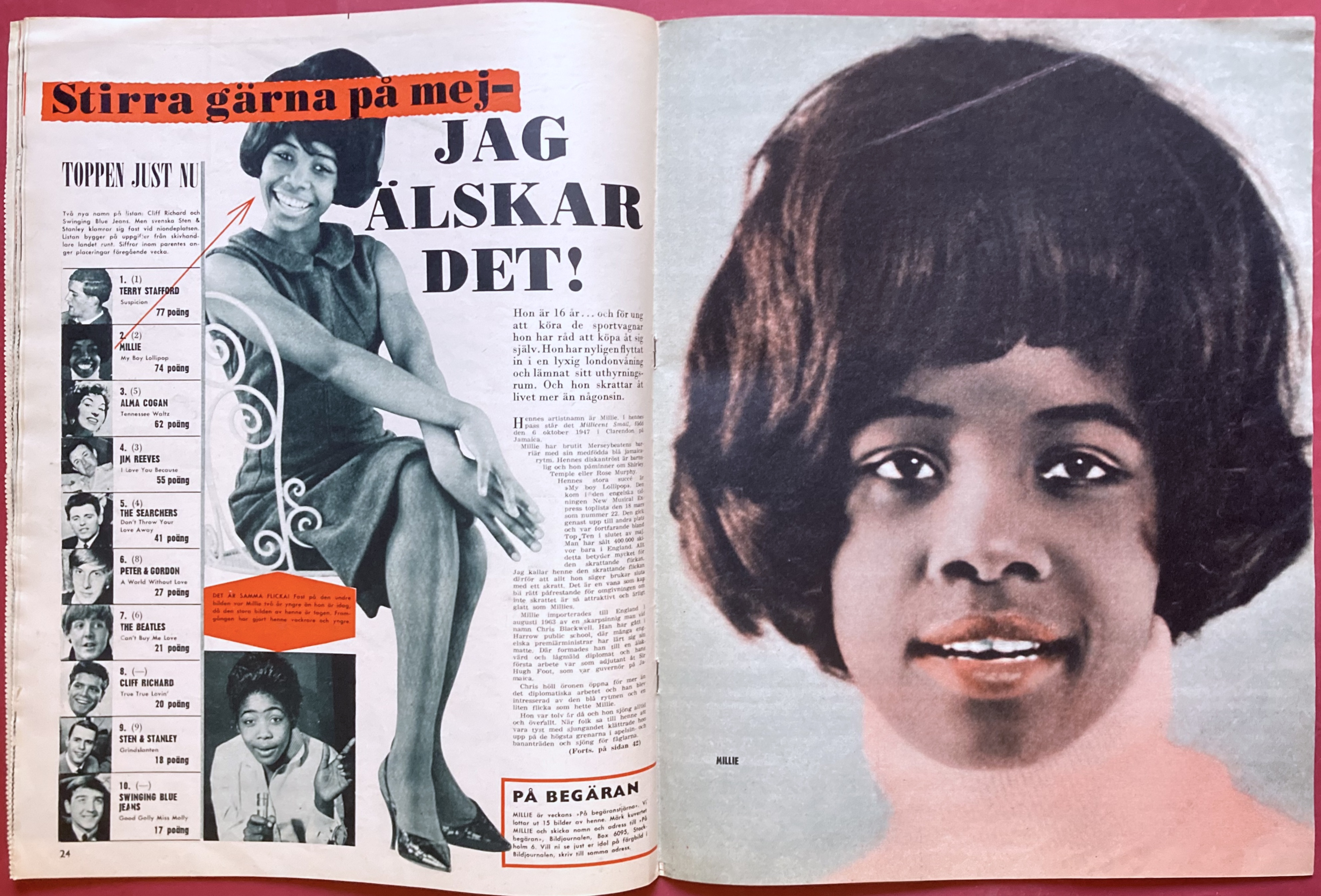 BILDJOURNALEN - Nr 26 1964 ROLLING STONES omslag - 6