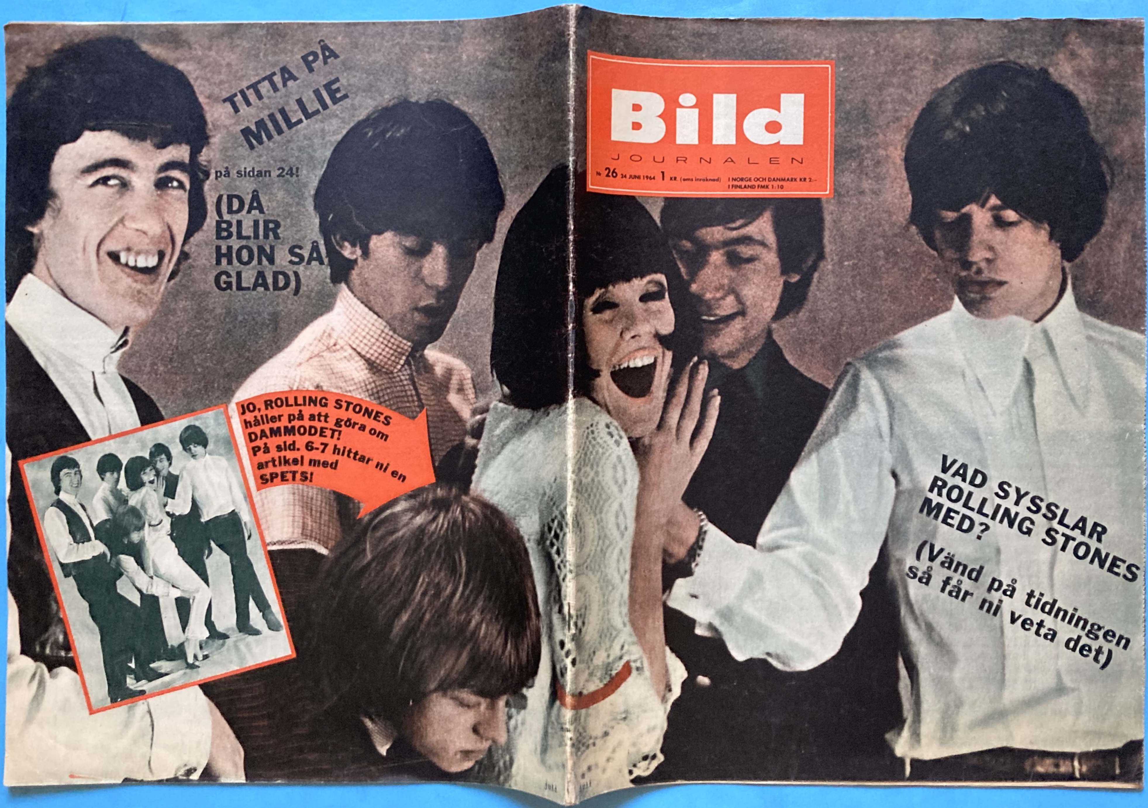BILDJOURNALEN - Nr 26 1964 ROLLING STONES omslag - 3