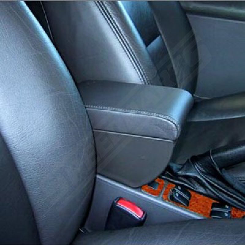 Arm rest console gray leather - 2
