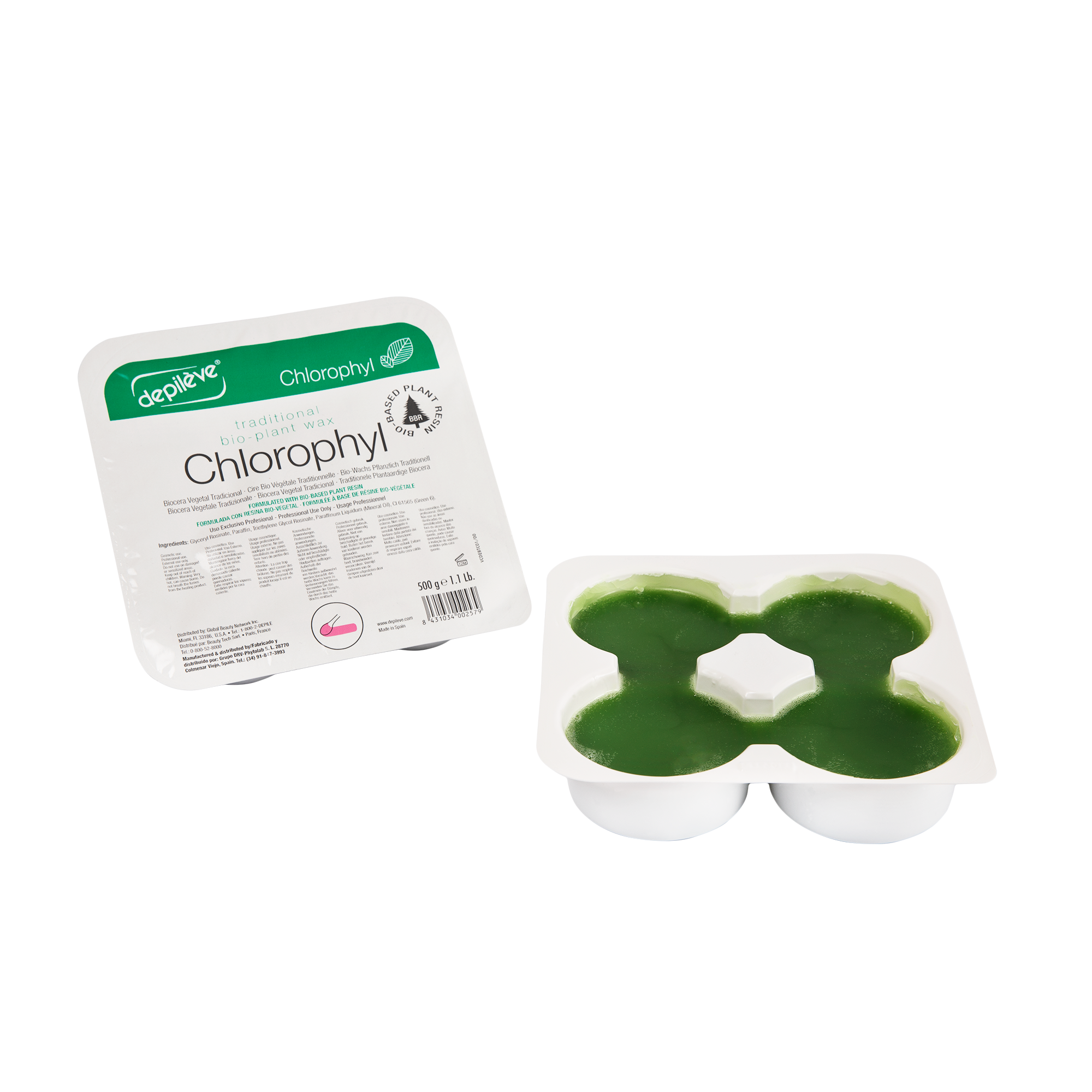 Traditionellt vax Chlorophyll 2x500gram