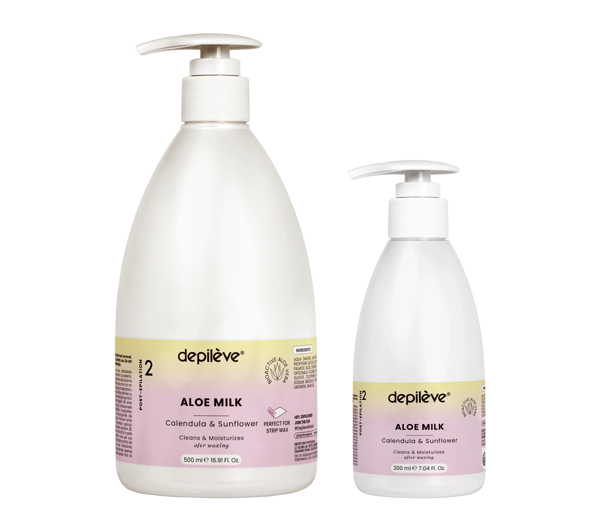 Depilève Aloe Milk Cleanser 500ml