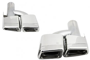 2. Chromed endpipes doubble V2 4 pipes