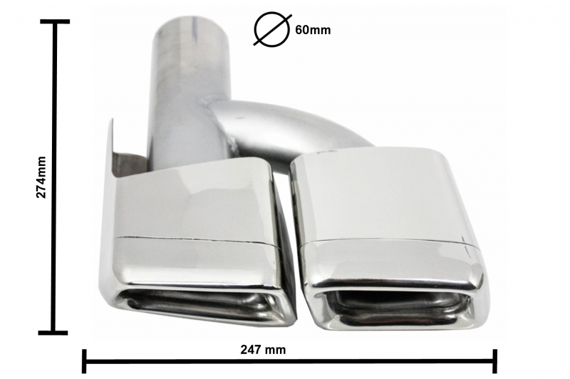 2. Chromed endpipes doubble V2 4 pipes - 3