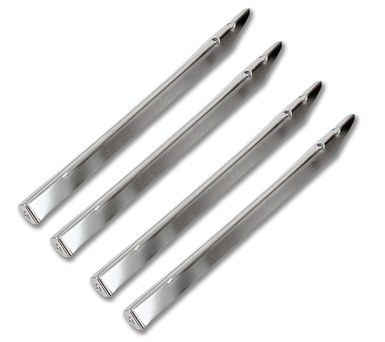 Williams/Bally Non-Ribbed Chrome Legs - Set of 4 