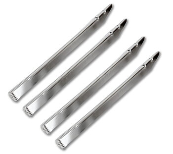 Williams/Bally Non-Ribbed Chrome Legs - Set of 4 