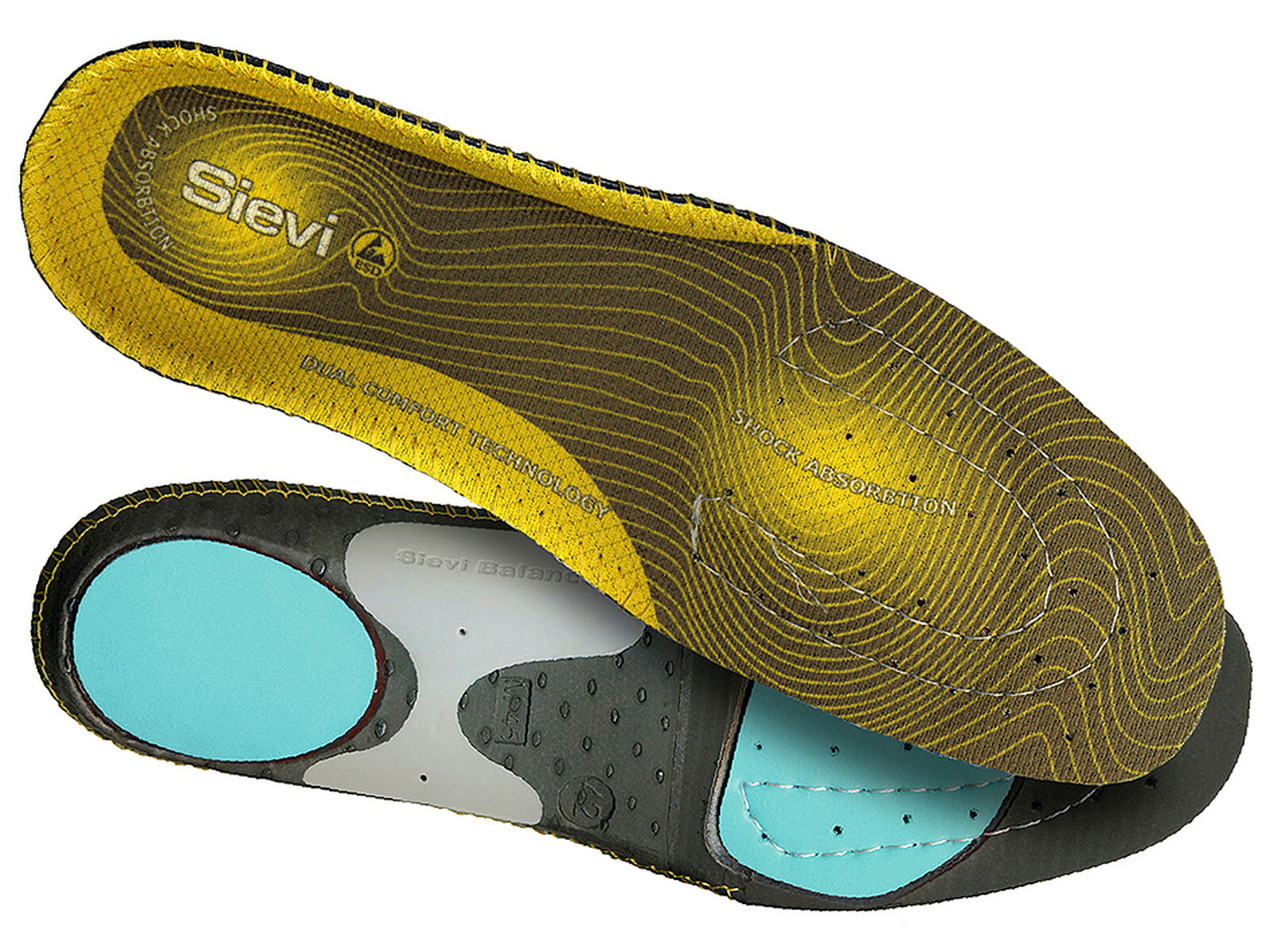  Sievi Dual Comfort Plus: Högt fotvalv