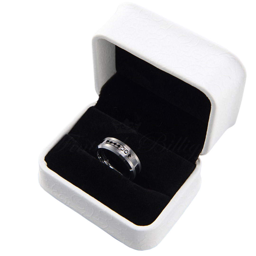 FB2000 Blackstone - Wolfram Titanium 7 stk AAA Zirkon 8mm - 5