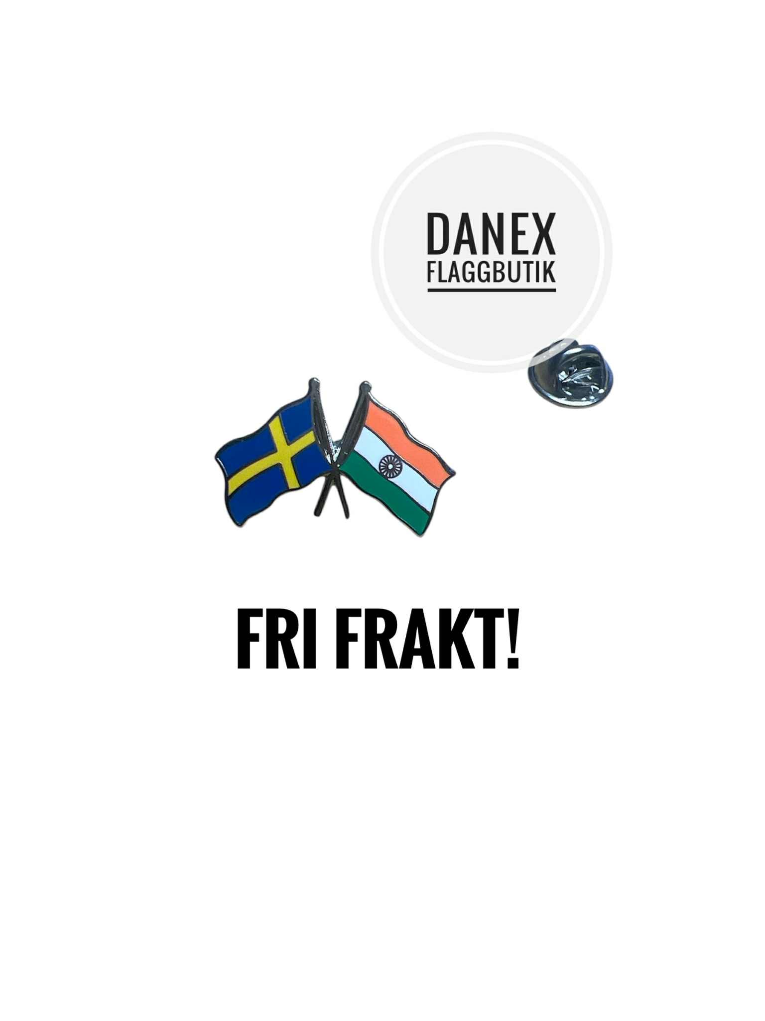 Pins Sverige / Indien