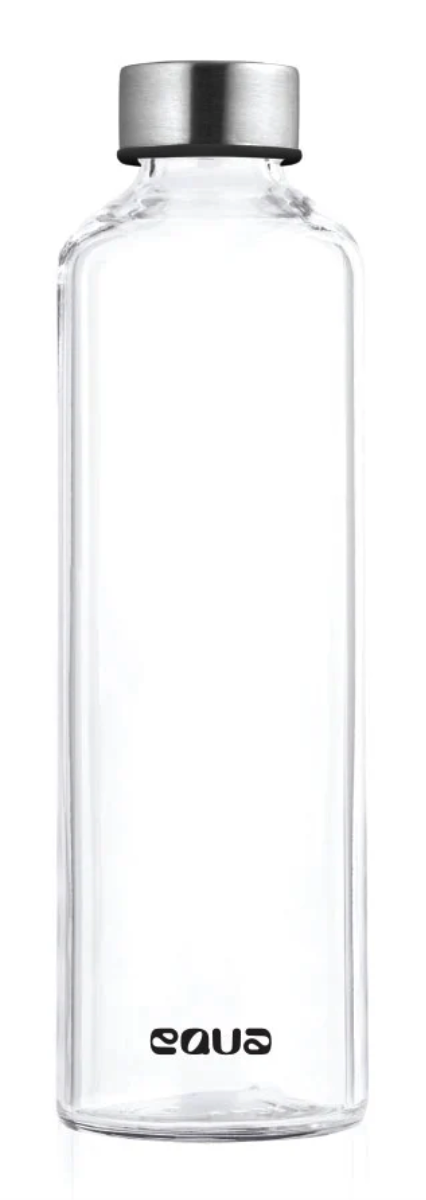 EQUA vandflaske glas 750ml Silver