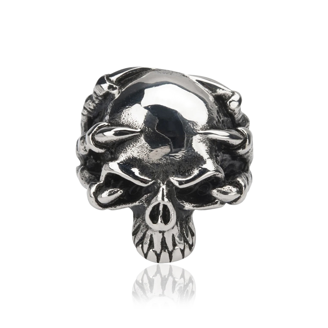 Punk Ring - Kranium Ring med kløer - Deathclaw - 3