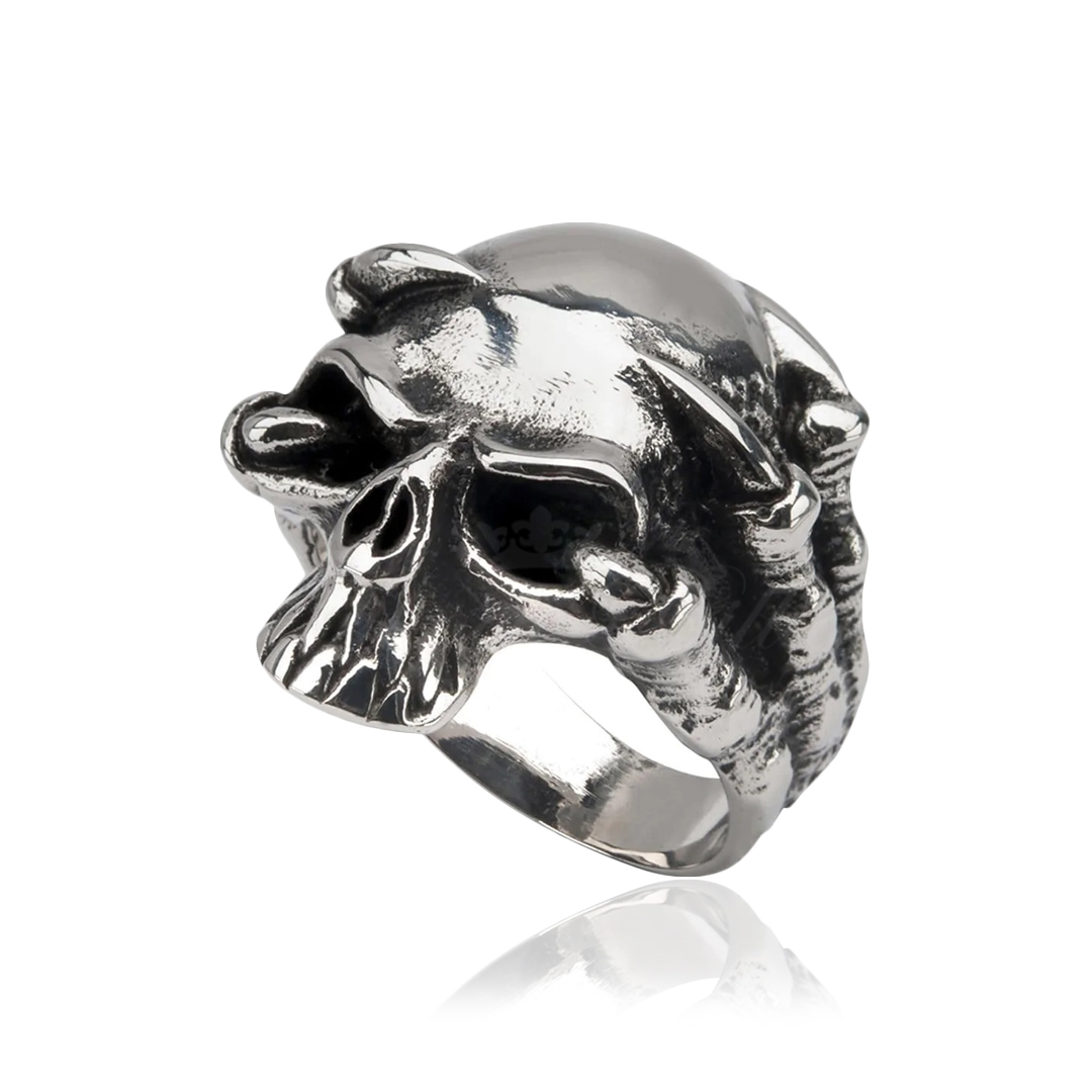 Punk Ring - Kranium Ring med kløer - Deathclaw - 2