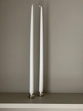 Long spiers 53cm white