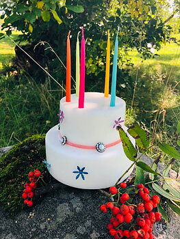 Tunna ljus TÅRTLJUS/MINILJUS  10cm