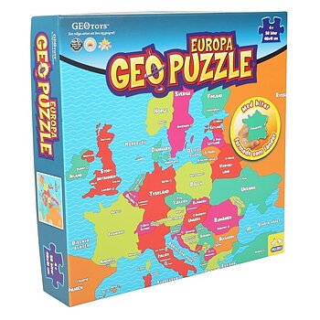Geografisk puslespil Europa