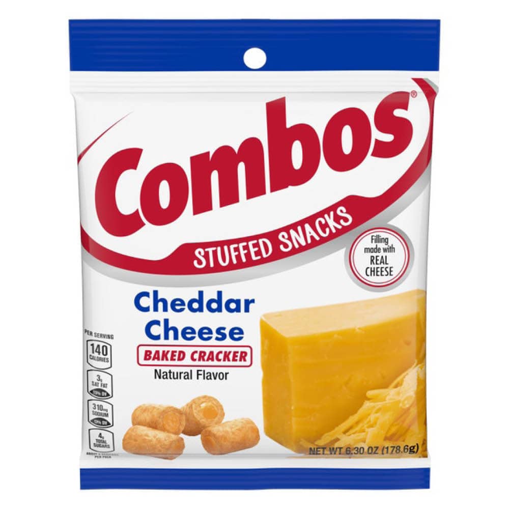 Combos Baked Cracker Cheddar Cheese 179g