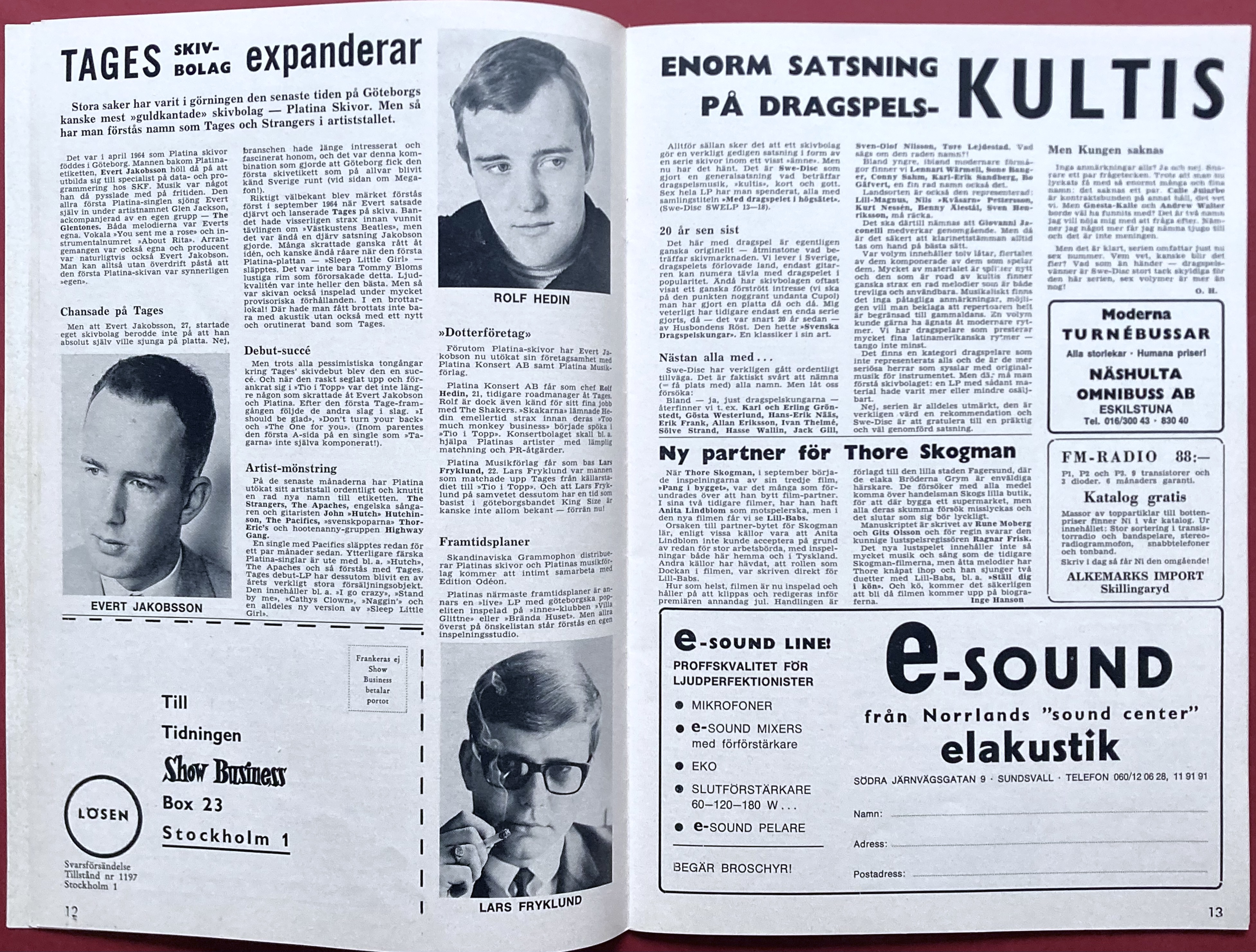 SHOW BUSINESS - 1965 nr 10  P.J. Proby cover  - 6