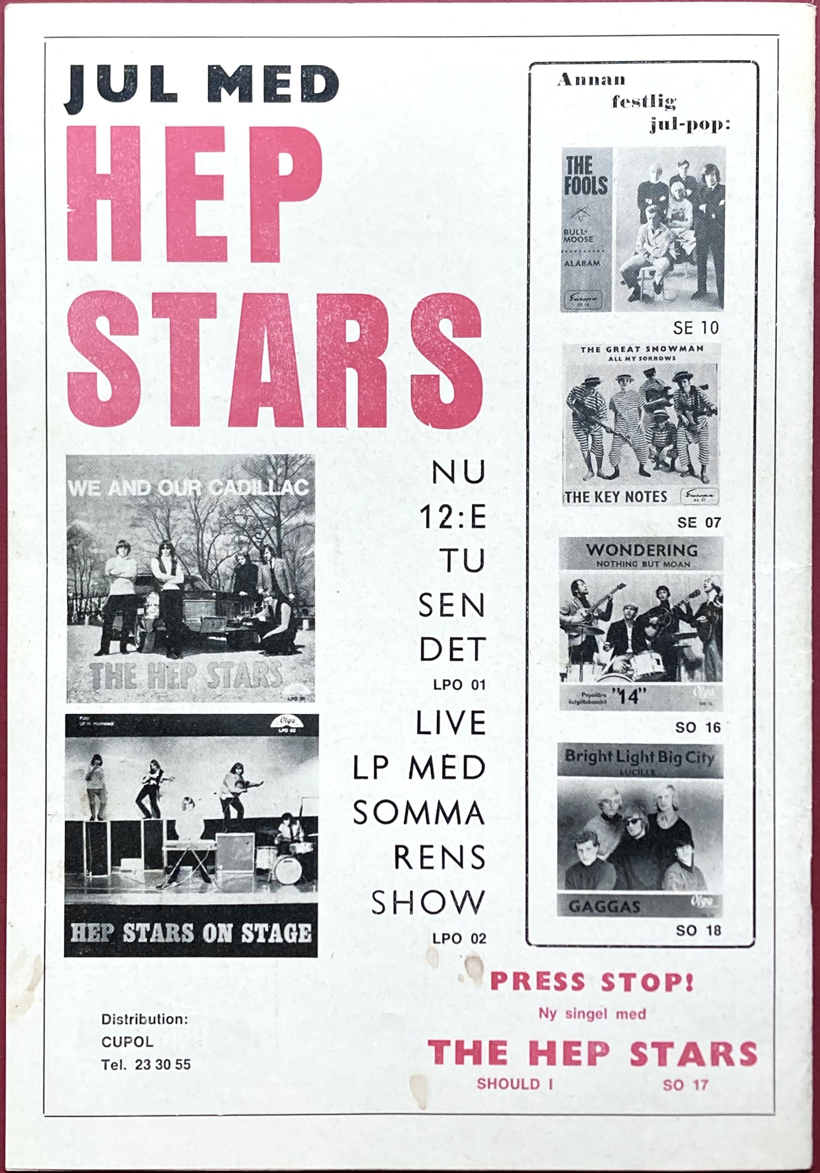SHOW BUSINESS - 1965 nr 10  P.J. Proby cover  - 2