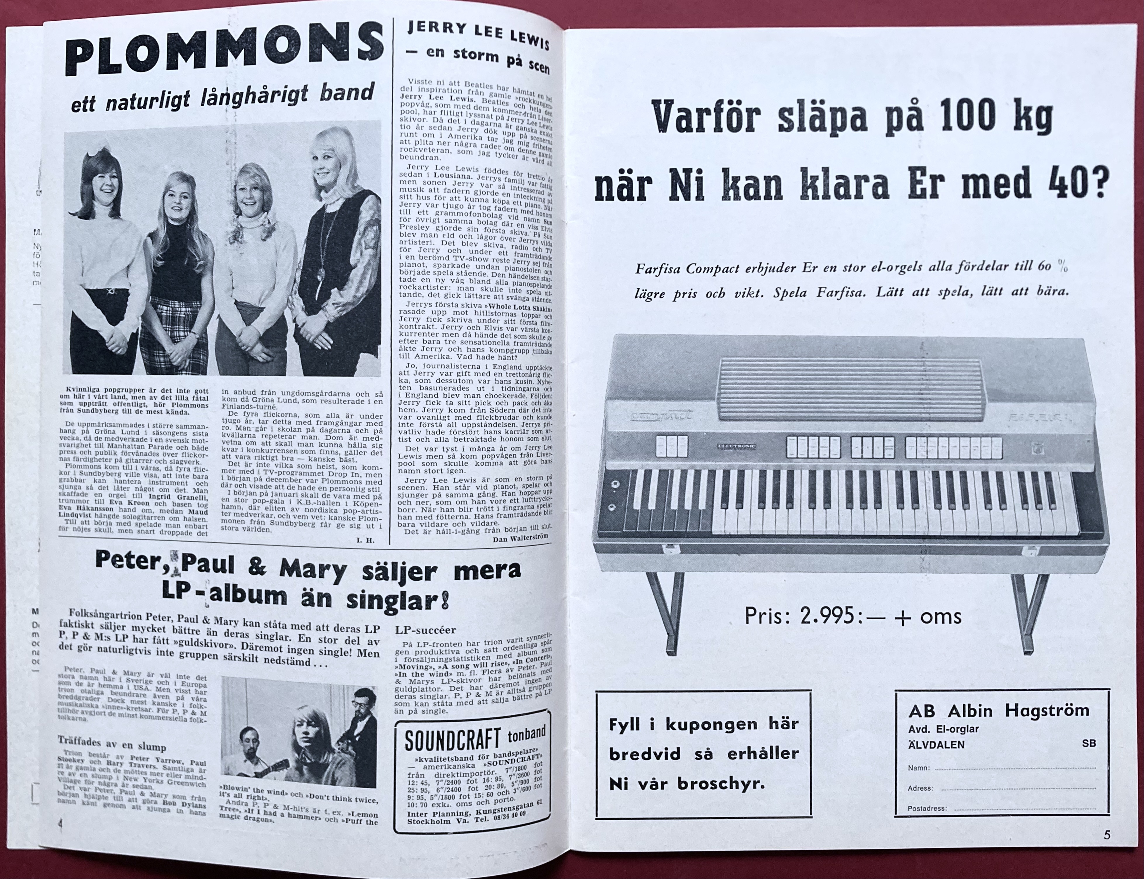 SHOW BUSINESS - 1965 nr 10  P.J. Proby cover  - 4