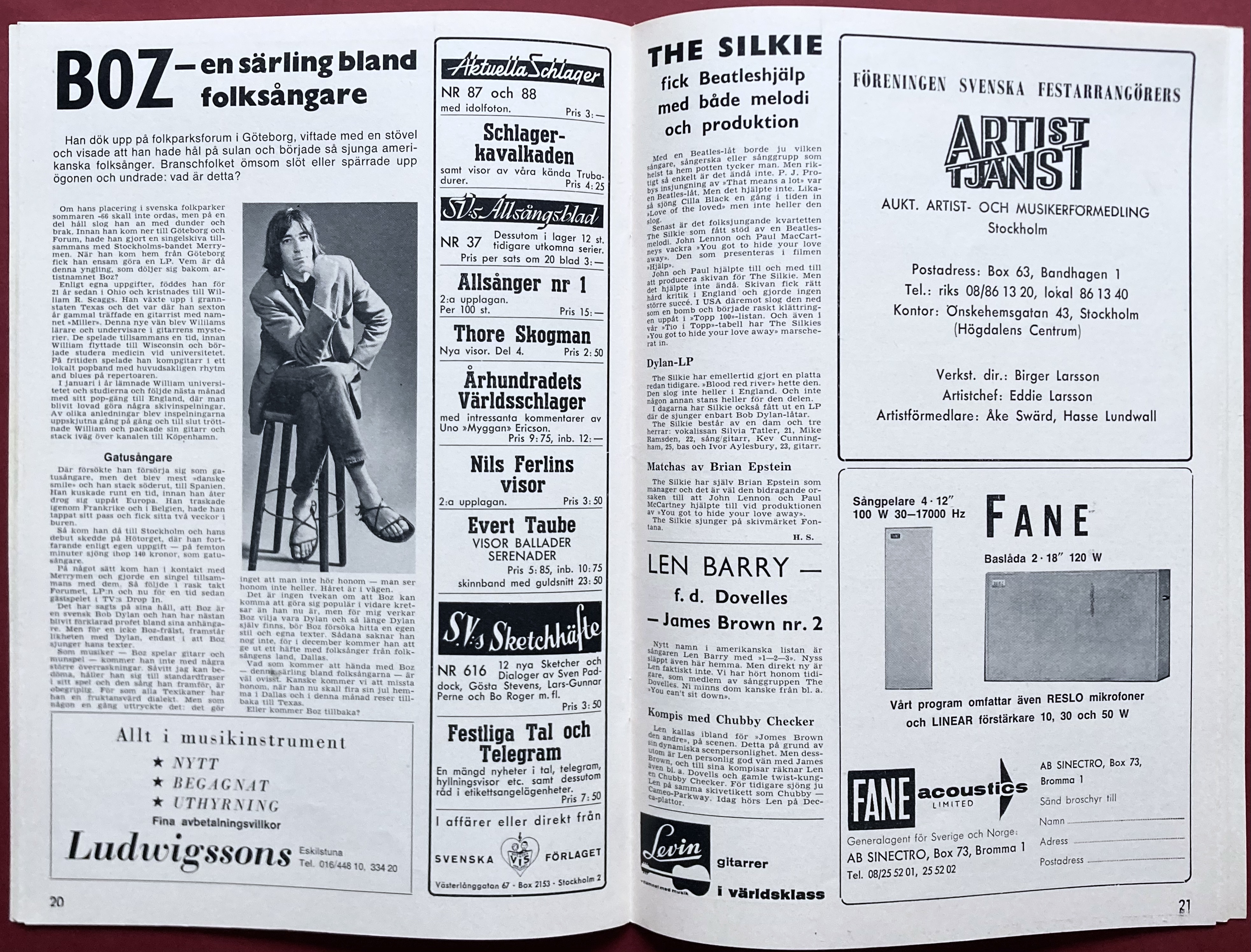 SHOW BUSINESS - 1965 nr 10  P.J. Proby cover  - 7