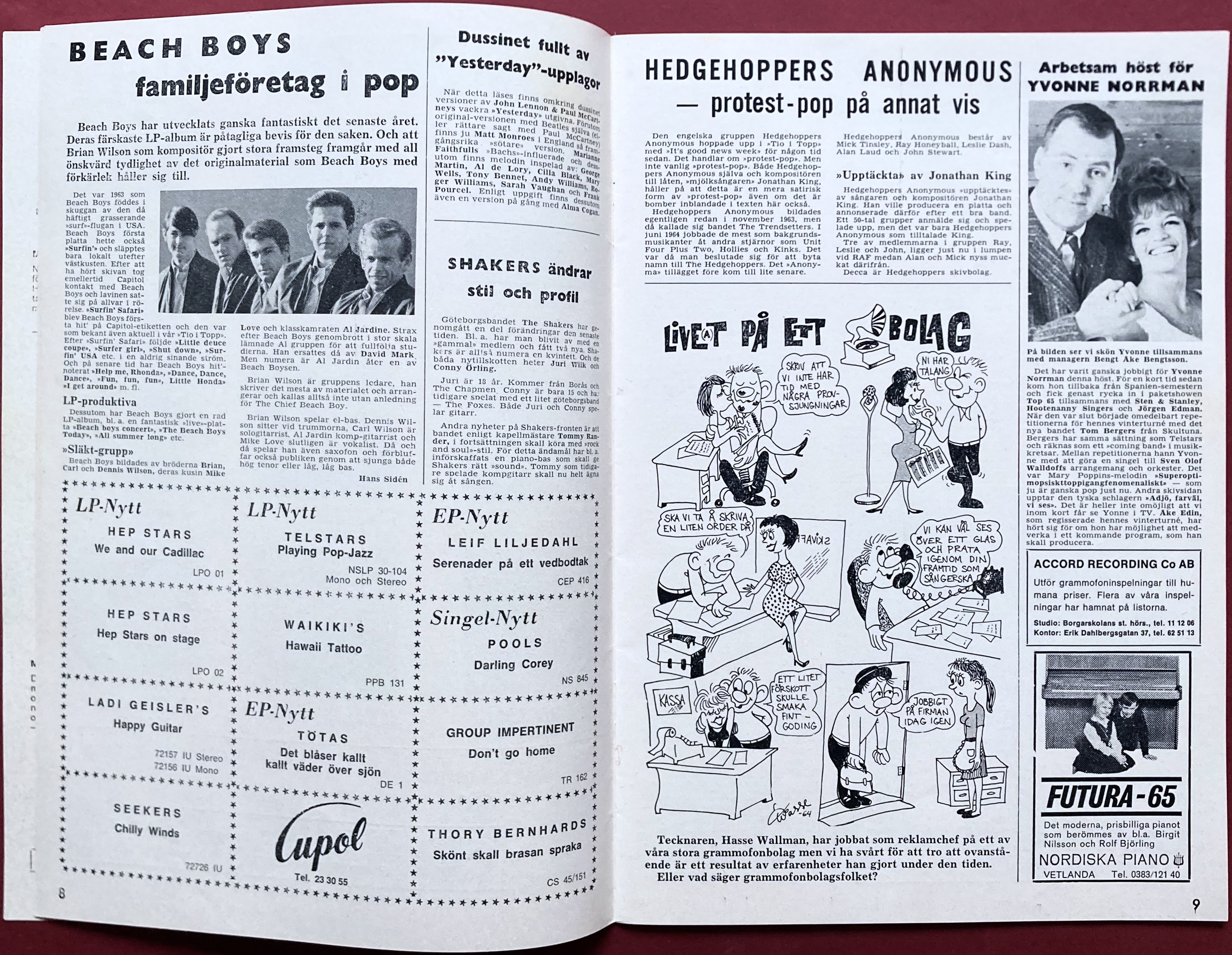 SHOW BUSINESS - 1965 nr 10  P.J. Proby cover  - 5