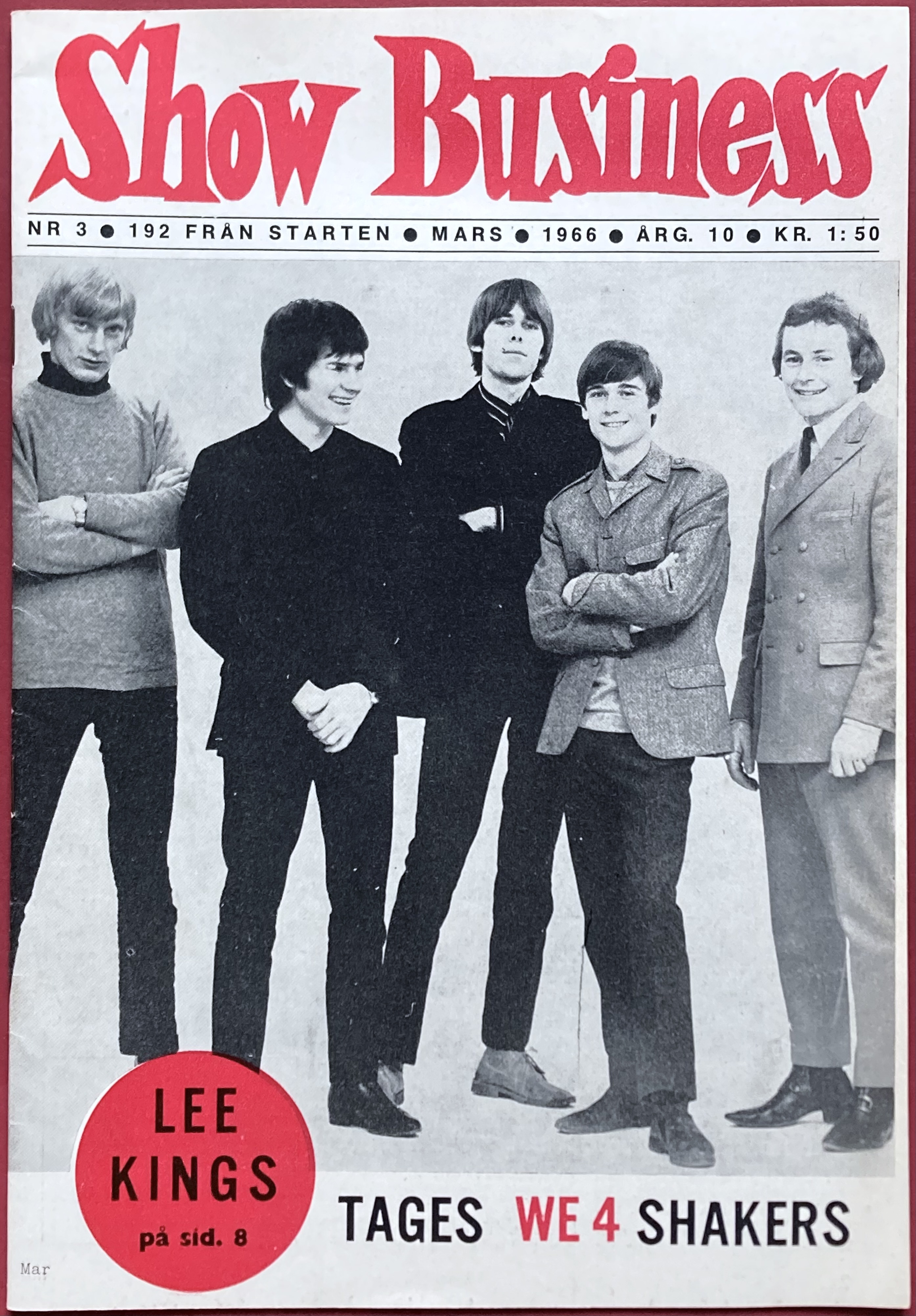 SHOW BUSINESS - 1966 nr 3 LEE KINGS cover