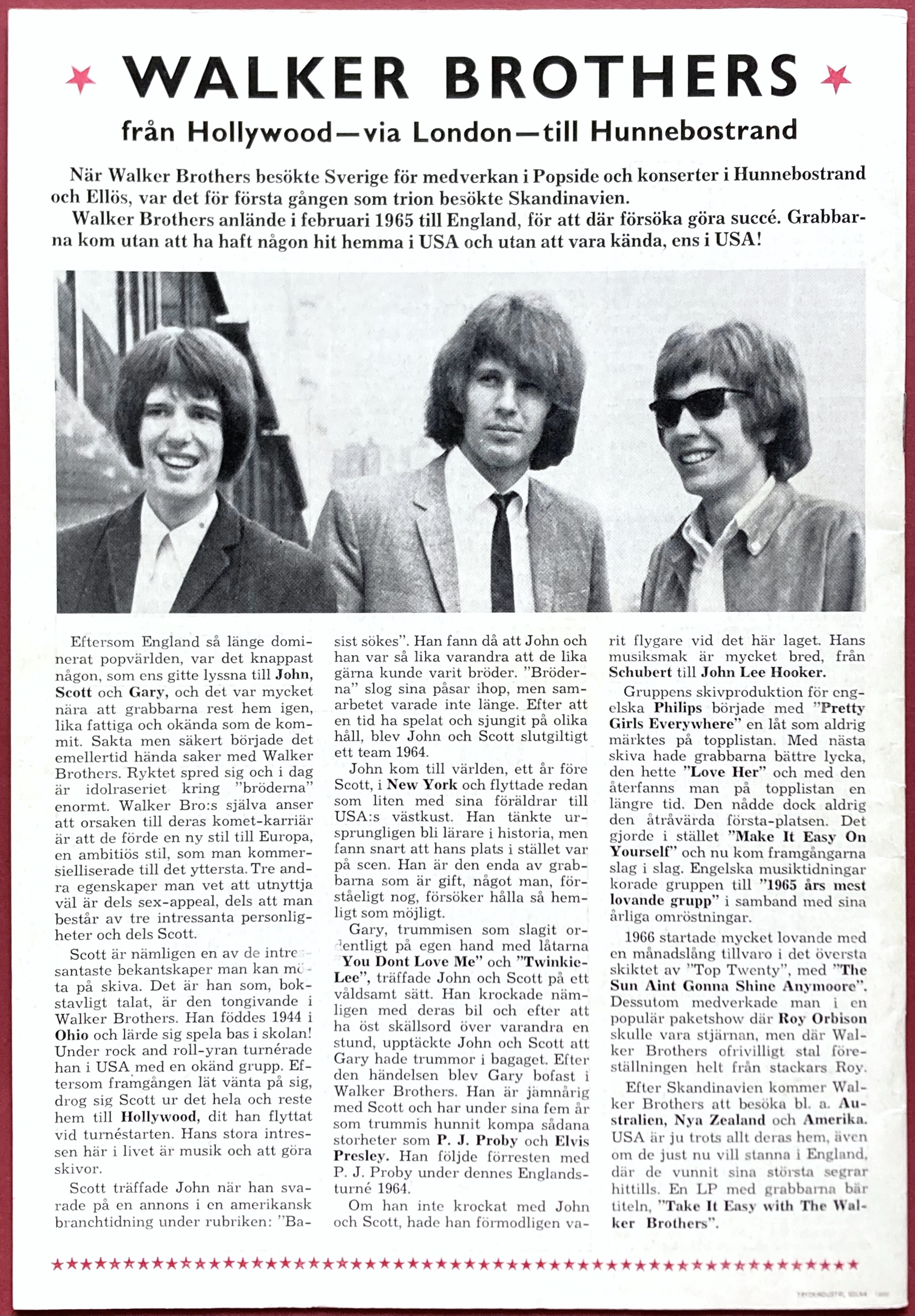 SHOW BUSINESS - 1966 nr 6-7 HEP STARS cover - 2