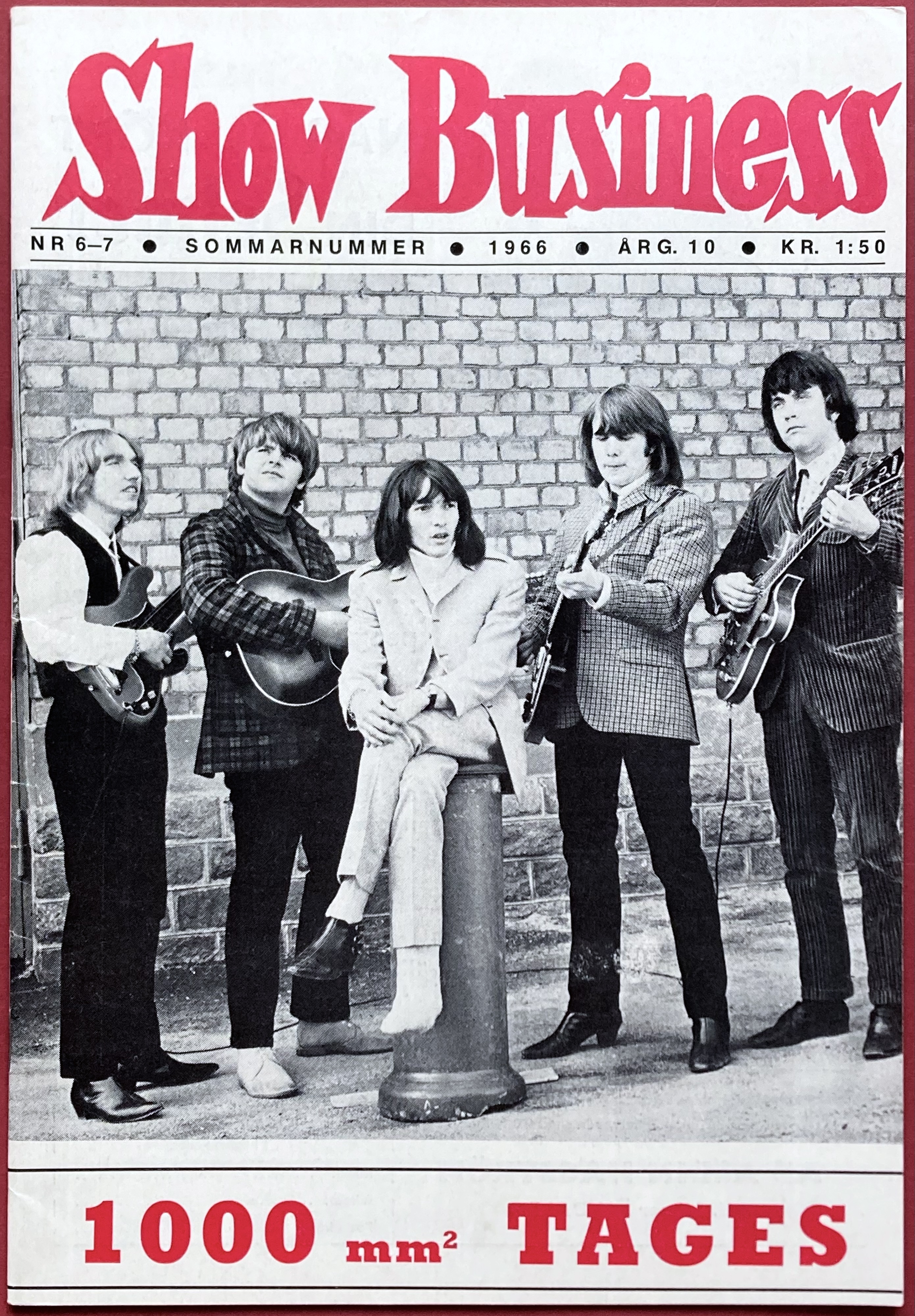 SHOW BUSINESS - 1966 nr 6-7 HEP STARS cover