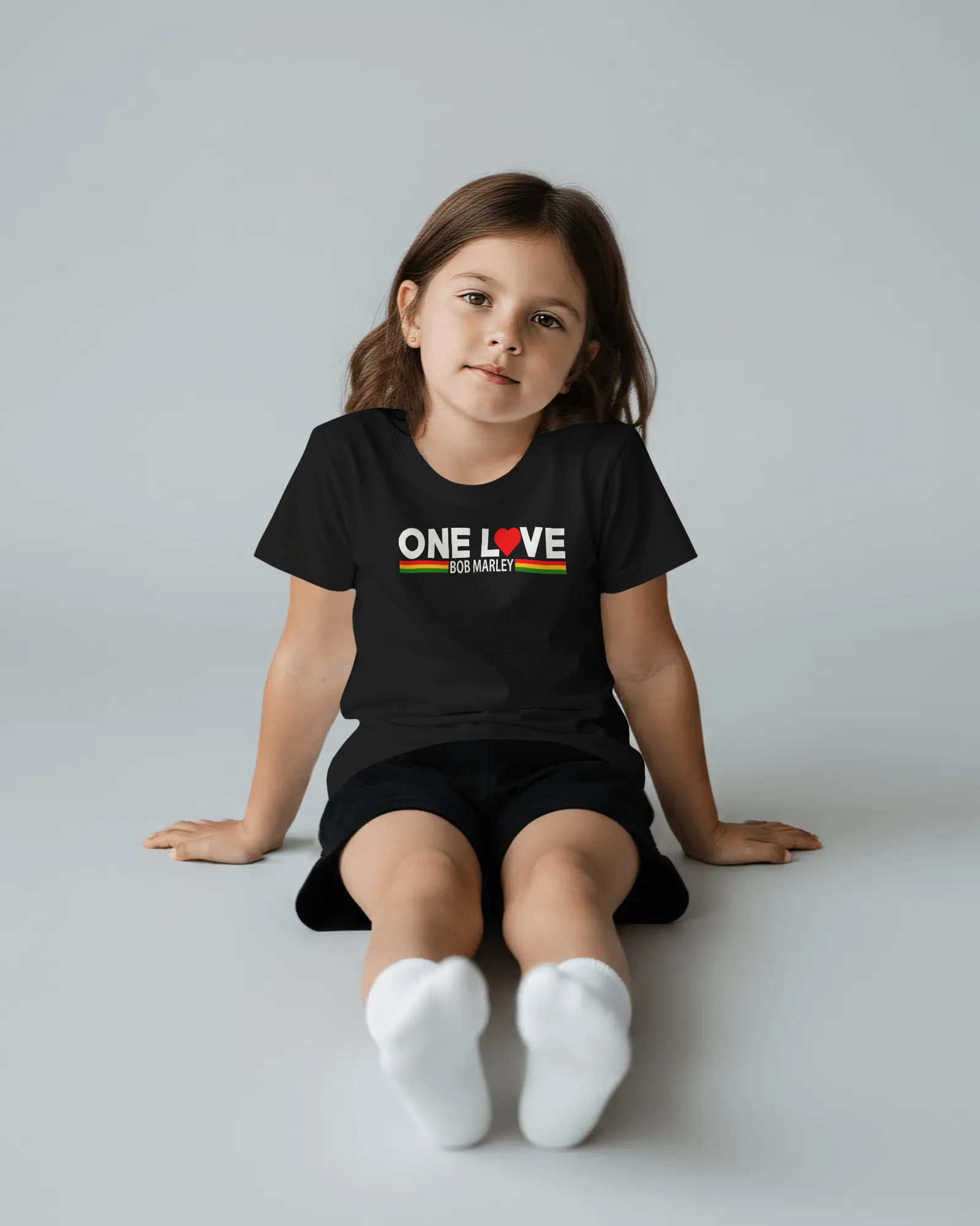 Bob Marley One Love Toddler T-shirt Black